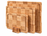 Ruhhy 27432 Sada bambusových prkének ve stojanu 3 ks - Cutting Board