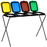 MultiGarden LT4-21 Stojan na tříděný odpad s barevnými víky, 4 × 120 l - Stand