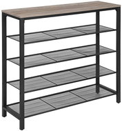 VASAGLE Industrial shoe rack, 4 shelves, 100 × 30 × 92,5 cm - Shoe Rack