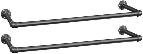 SONGMICS Wall hanger industrial, industrial tubes 2 pcs, 92 × 30 × 7,5 cm - Coat Hanger - Main image