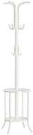 SONGMICS White metal coat rack, 12 hooks, 40 × 40 × 175 cm - Stand
