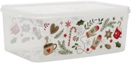 Gastro Plastic biscuit tin Winterwonderland, square, 5 l - Storage Jar