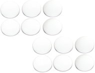 Ruhhy 23016 Silicone handle protector for wall 12 pcs, clear - Adhesive Mount
