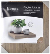 Homea Wall shelf CHENE, MDF, 25 cm - Shelf