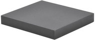Homea Wall shelf made of MDF, 25 × 22,8 cm, grey - Shelf