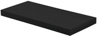 Homea Wall shelf made of MDF, 50 × 22,8 cm, black - Shelf
