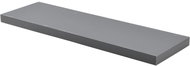 Homea Wall shelf made of MDF, 75 × 22,8 cm, grey - Shelf