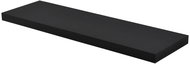 Homea Wall shelf made of MDF, 75 × 22,8 cm, black - Shelf