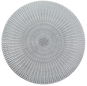 Prostírání Zeller Prostírání kulaté stříbrné plastové, průměr 41 cm - Prostírání