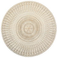 Prostírání Zeller Prostírání kulaté zlaté plastové, průměr 41 cm - Prostírání