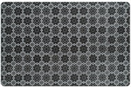 Zeller Placemats Flowers plastic black 43,5 × 28,5 cm - Placemat