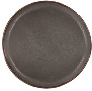 Clay Ceramic shallow plate Castano, diameter 27 cm, grey/brown - Plate