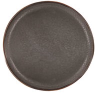 Clay Ceramic dessert plate Castano, diameter 19,5 cm, grey/brown - Plate