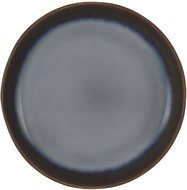 Clay Ceramic shallow plate Marelo, diameter 28 cm, blue-grey, hand glazed - Plate