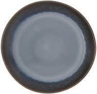 Clay Ceramic dessert plate Marelo, diameter 21 cm, blue-grey, hand glazed - Plate