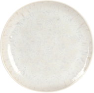 Clay Ceramic dessert plate Lumi, diameter 21 cm, light cream glaze - Plate