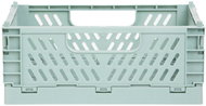 Homla Plastic folding organiser, green, 20,1 × 30,5 × 12,5 cm, Aiden - Storage Box