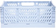 Homla Plastic folding organiser, blue, 20,1 × 30,5 × 12,5 cm, Aiden - Storage Box