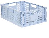 Homla Plastic folding organiser, blue, 29 × 40 × 15 cm, Aiden - Storage Box