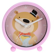 Home Styling Collection Clock for children's room, diameter 10 cm, teddy bear - Alarm Clock
