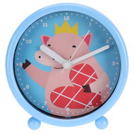 Home Styling Collection Hodiny do dětského pokoje, průměr 10 cm, modré - Budík