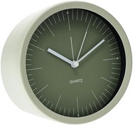 Home Styling Collection Table clock GIST, green, minimalist dial, diameter 15 cm - Alarm Clock