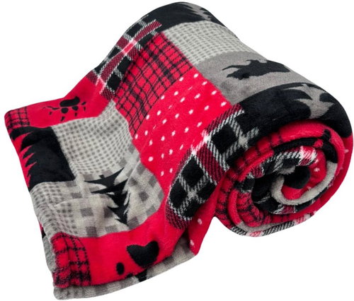 Home Elements Microflannel blanket, collection Paws - Blanket - Main image