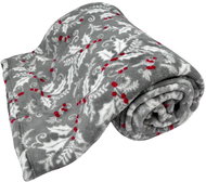 Home Elements Microflannel blanket, collection Grey holly - Blanket