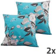 HOME ELEMENTS Pillowcase blue, rose, set of 2 - Pillowcase