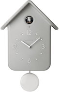 Fratelli Guzzini Home QQ Cuckoo Clock with Pendulum, Light Grey - Wall Clock