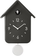 Fratelli Guzzini Home QQ Cuckoo Clock with Pendulum, Dark Grey - Wall Clock