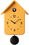 Fratelli Guzzini Home QQ Pendulum Cuckoo Clock, Yellow - Wall Clock