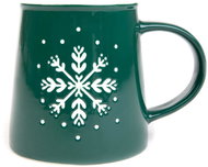 Homla Green mug with snowflake 450 ml, Trinkie - Mug
