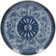 Homla Stoneware dinner plate blue 27 cm, India - Plate
