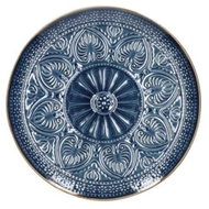 Homla Dessert plate blue 21 cm, India - Plate