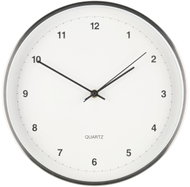 4Living Wall Clock Silenzio, diameter 30 cm, white - Wall Clock