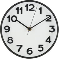 4Living Wall Clock with large numerals, diameter 20 cm, ORA - Wall Clock