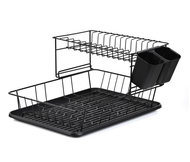 Homla Breca Two-tier kitchen drainer, black, 43 × 31 × 23 cm - Draining Board