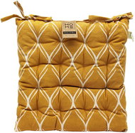 HOME ELEMENTS prošívaný 40 × 40 cm, Potisk oranžová plástev, set 4 ks - Chair Cushion