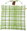 Green and white cubes 1 piece