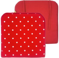 HOME ELEMENTS Seat cushion 40 × 40, red with white dots 1 piece - Chair Cushion