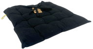 HOME ELEMENTS Quilted seat cushion 40 × 40, washable, black 1 piece - Pillow Seat