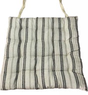 HOME ELEMENTS Quilted seat cushion 40 × 40, Stripes - Chair Cushion