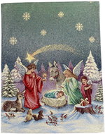 Home of Christmas Christmas placemat with motif 40 × 50 cm, Angels - Placemat