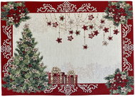Home of Christmas Christmas placemat with motif 35 × 45 cm, Christmas tree with presents - Placemat