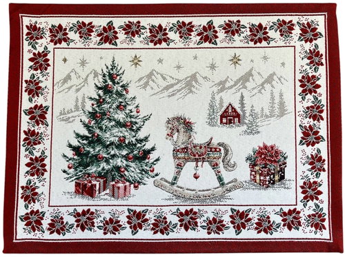 Home of Christmas Christmas jacquard placemat 35 × 45 cm, The magic of Christmas - Placemat - Main image