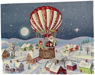 Home of Christmas Christmas placemat with motif 40 × 50 cm, Christmas balloon - Placemat