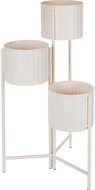 Trends 4 You Loft stand VIKO for 3 pots, metal, white - Flower Stand