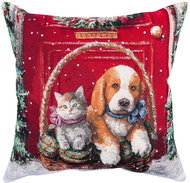 Home of Christmas Gift Basket 45 × 45 cm - Pillowcase