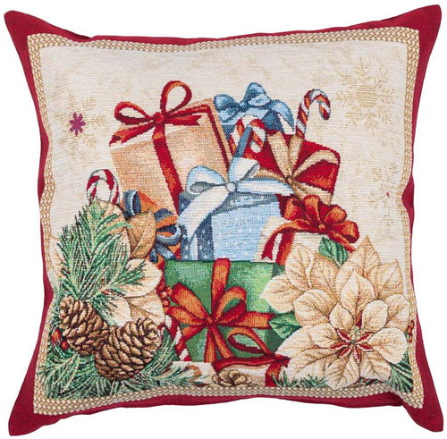 Home of Christmas Gift pile 45 × 45 cm - Pillowcase - Main image